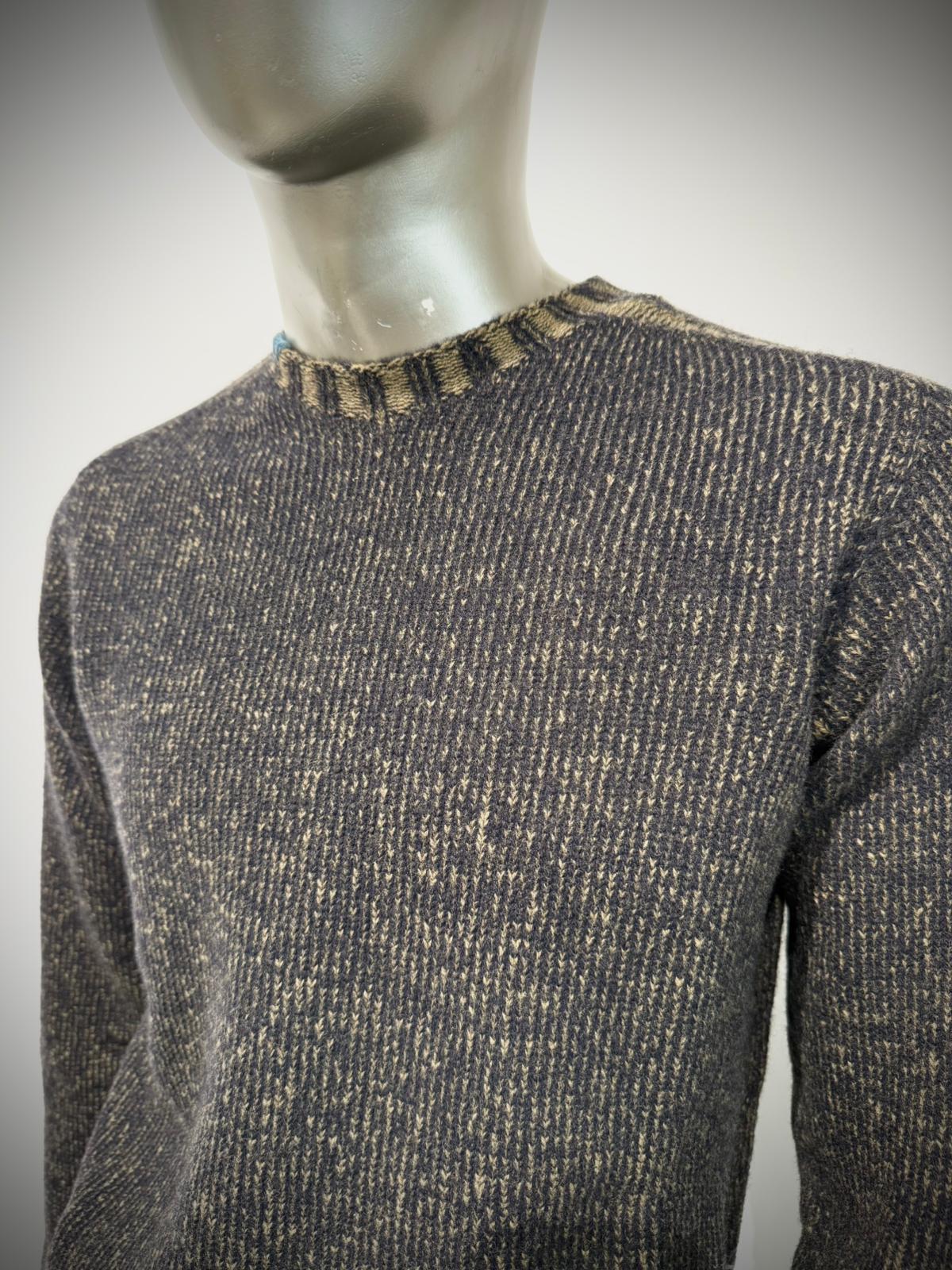 W5-FIN Maglia Girocollo Vanisé Blu/Muschio Man