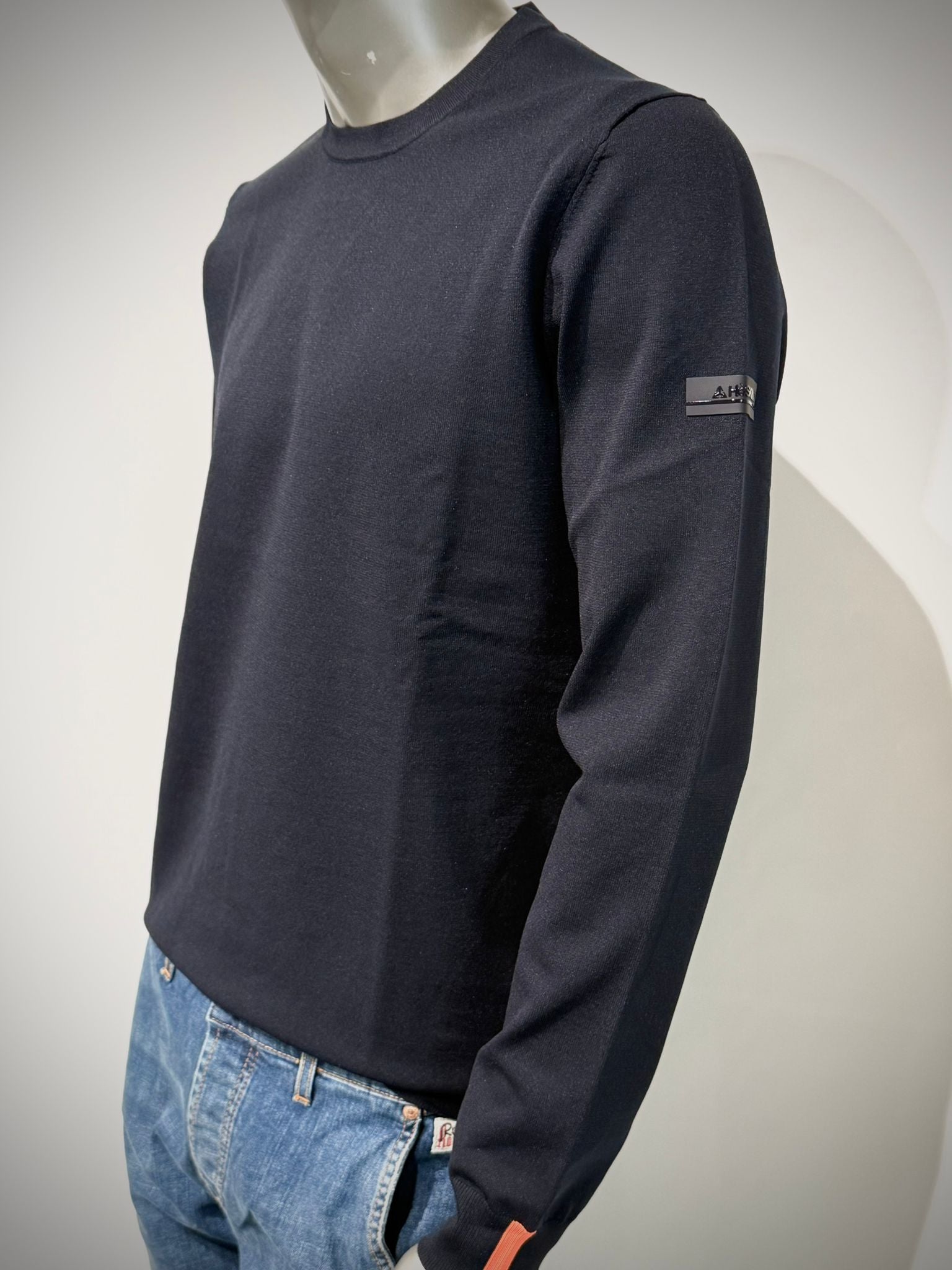 W5-0006 Maglia Girocollo Tech Merino Blue Man