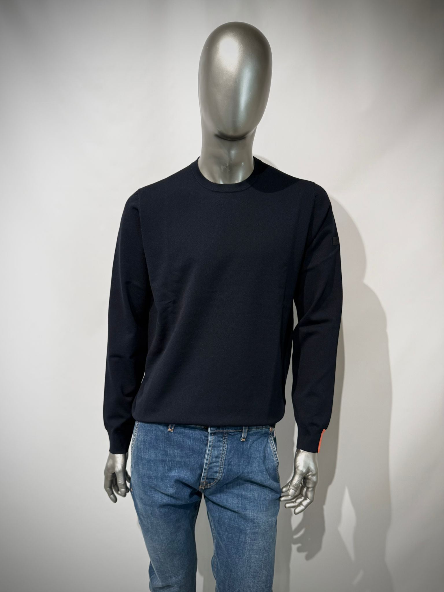 W5-0006 Maglia Girocollo Tech Merino Blue Man