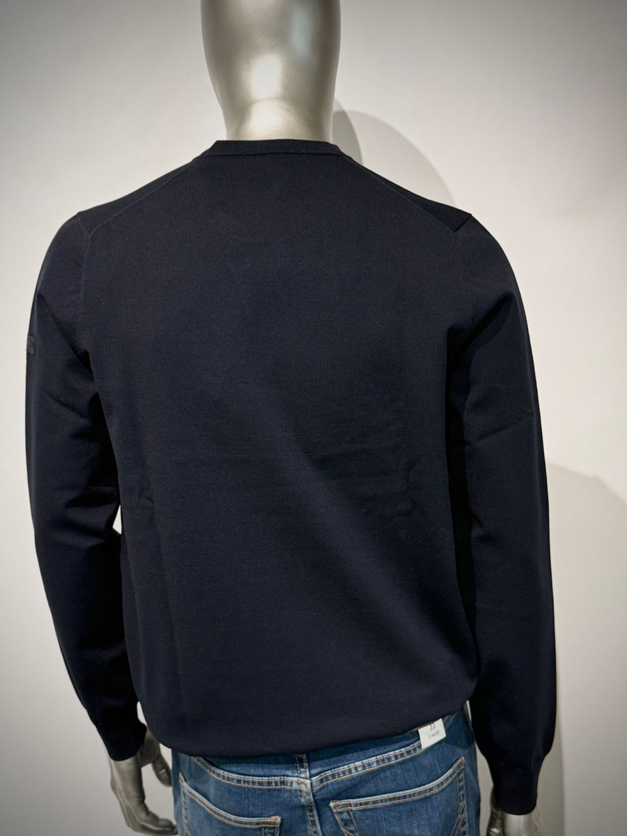 W5-0006 Maglia Girocollo Tech Merino Blue Man