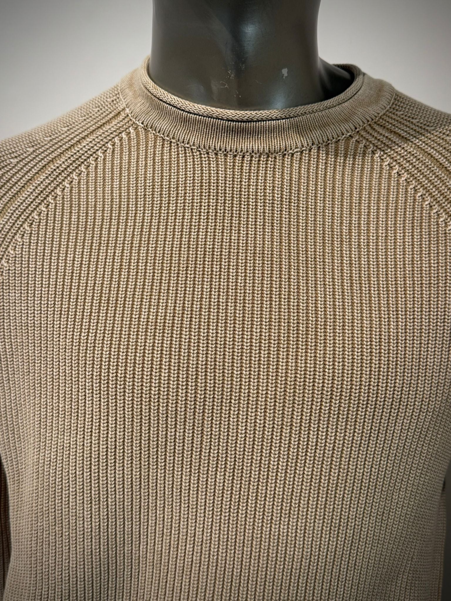 W5-0001 Maglia Girocollo Costa Inglese Beige Man