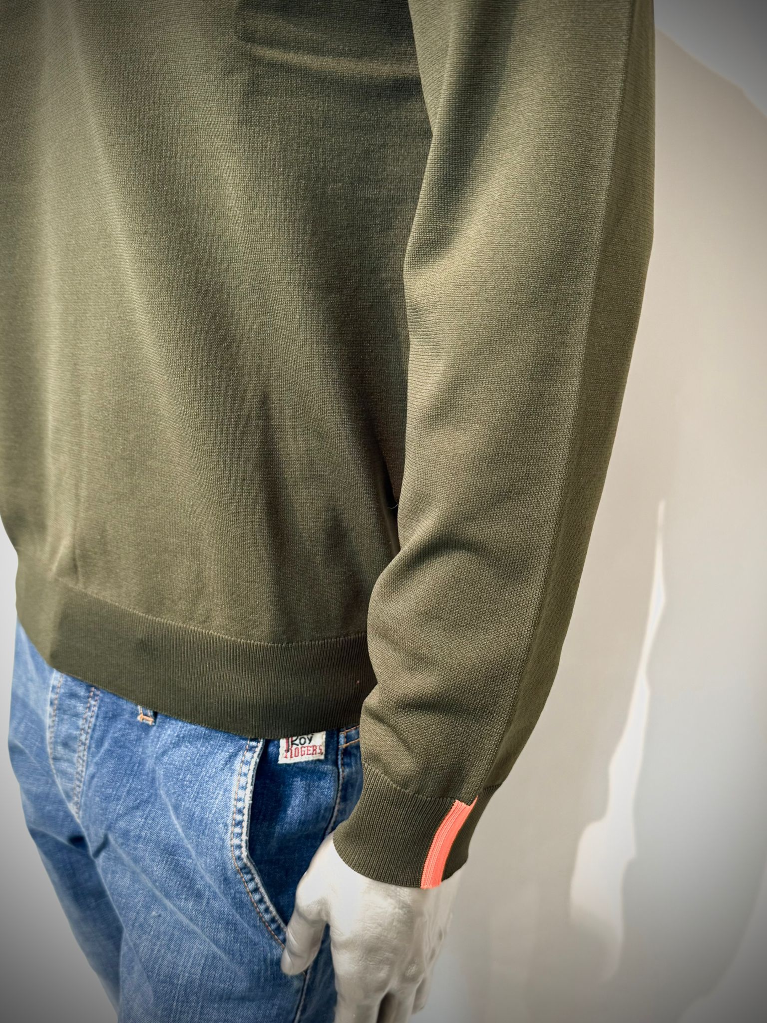 W5-0009 Polo Tech Merino Militare Man