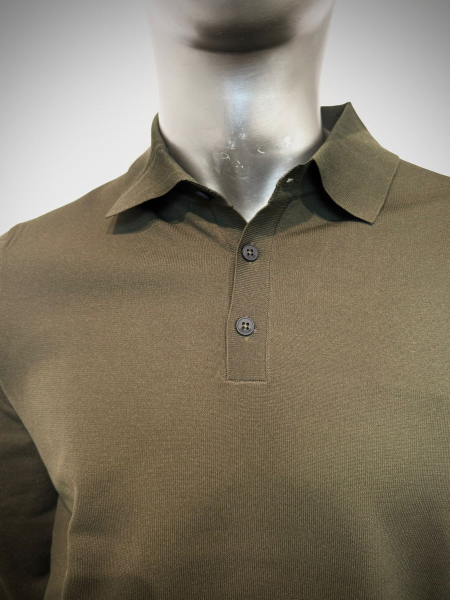 W5-0009 Polo Tech Merino Militare Man