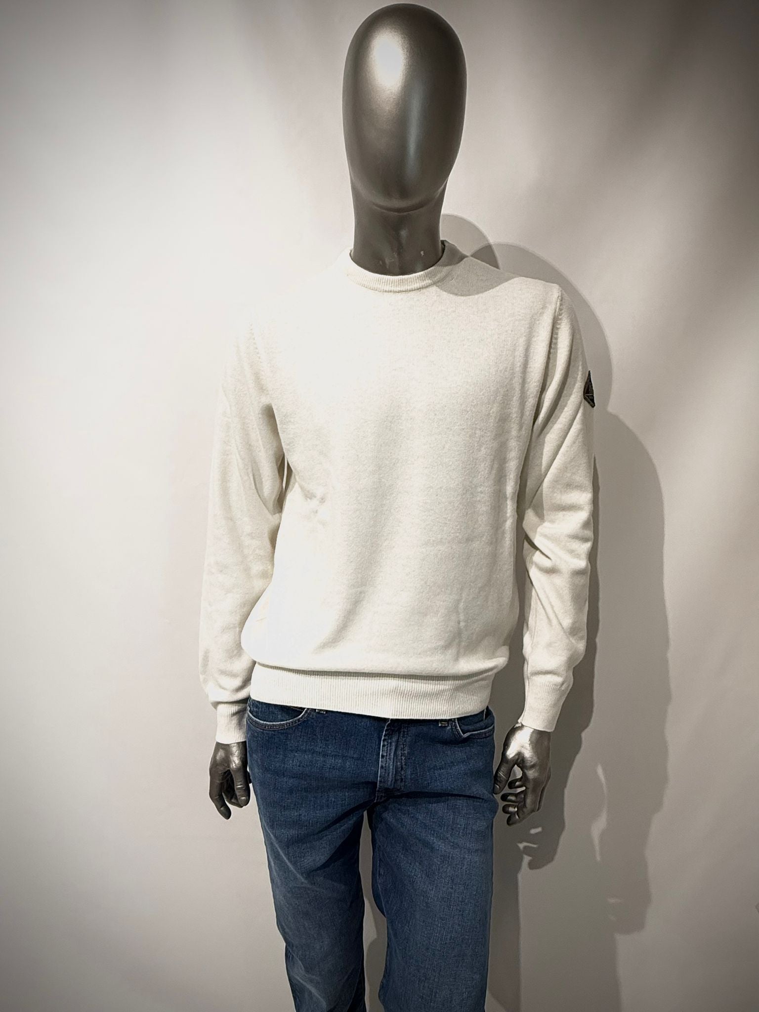 UW5-CREW Maglia Girocollo Lana Cashmere Natural Man