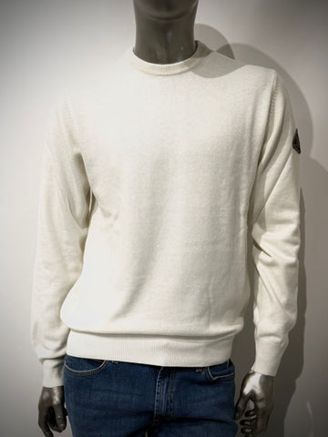 UW5-CREW Maglia Girocollo Lana Cashmere Natural Man