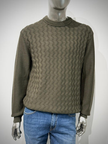 W5-0125 Maglia Girocollo Con Motivo Kaky42 Man