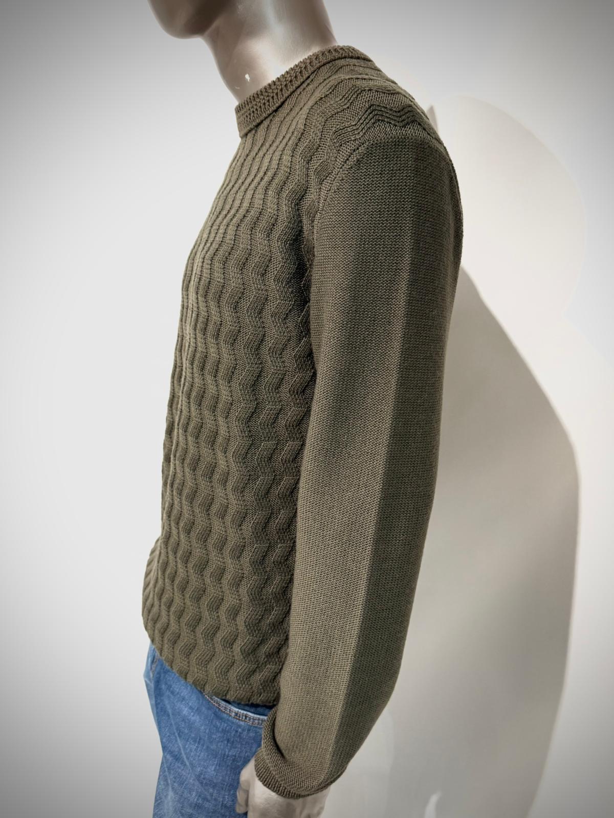 W5-0125 Maglia Girocollo Con Motivo Kaky42 Man