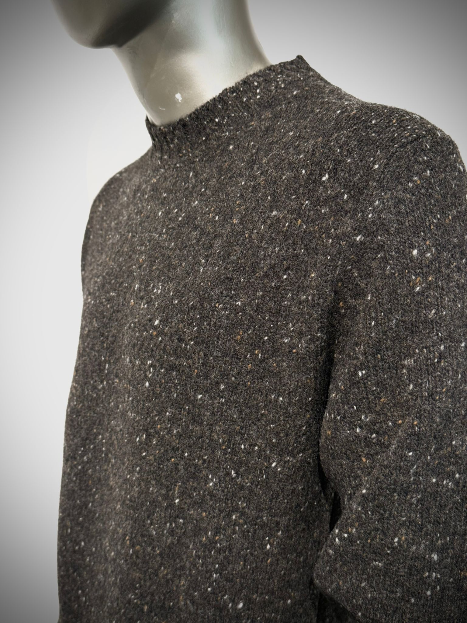 W5-9131 Maglia Girocollo Mélange Moro33 Man