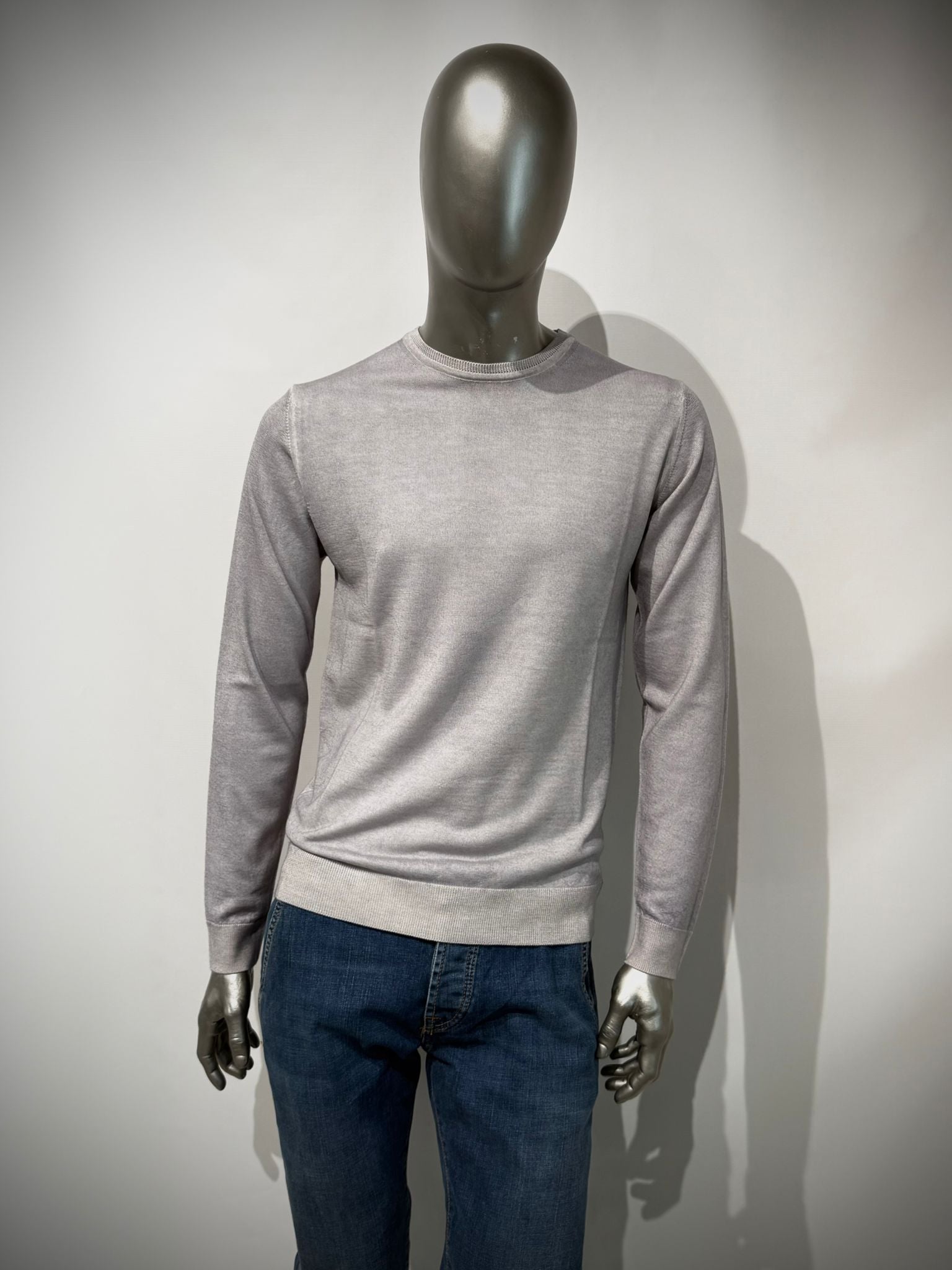 W5-0002 Maglia Lana Girocollo Perla16 Man