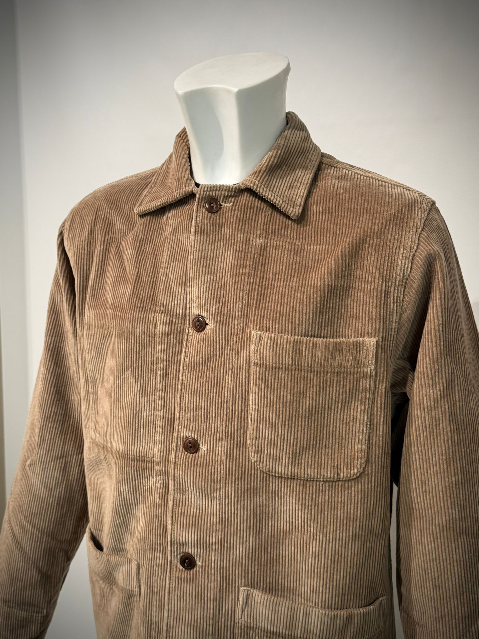 UW5-ST.MALO WORK Jacket Velluto Camel Man