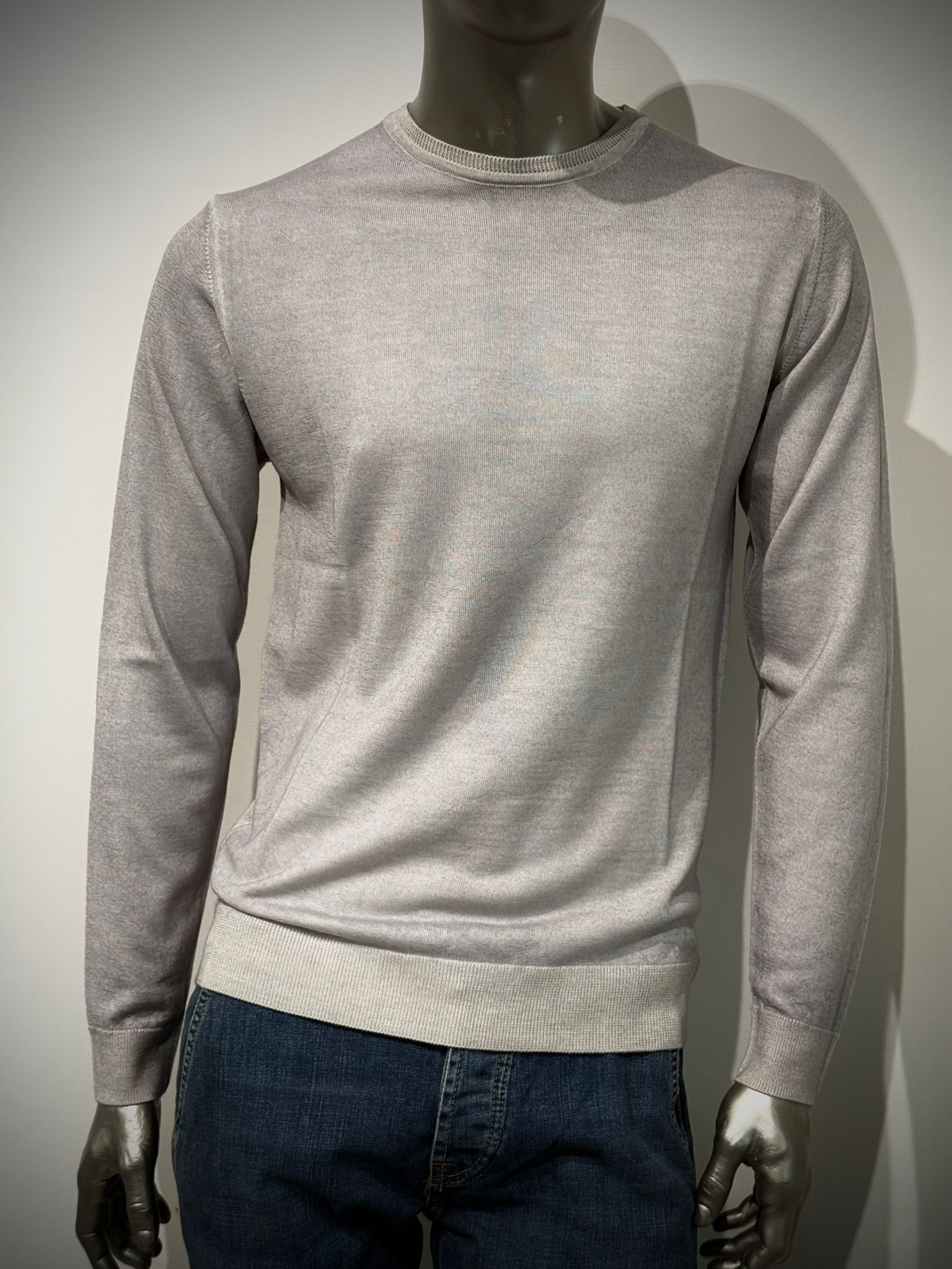 W5-0002 Maglia Lana Girocollo Perla16 Man