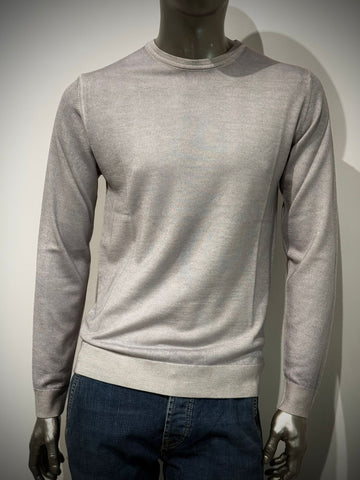 W5-0002 Maglia Lana Girocollo Perla16 Man