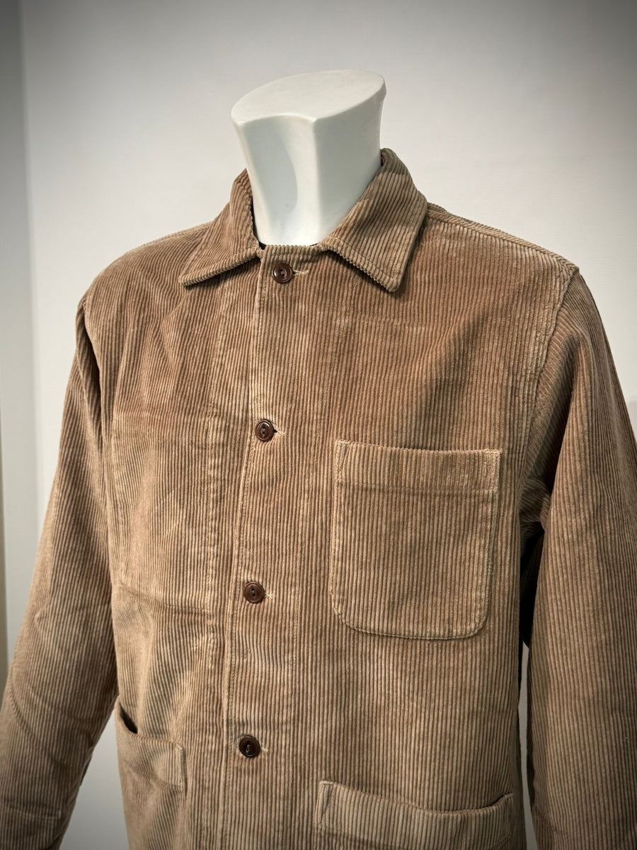 UW5-ST.MALO WORK Jacket Velluto Camel Man