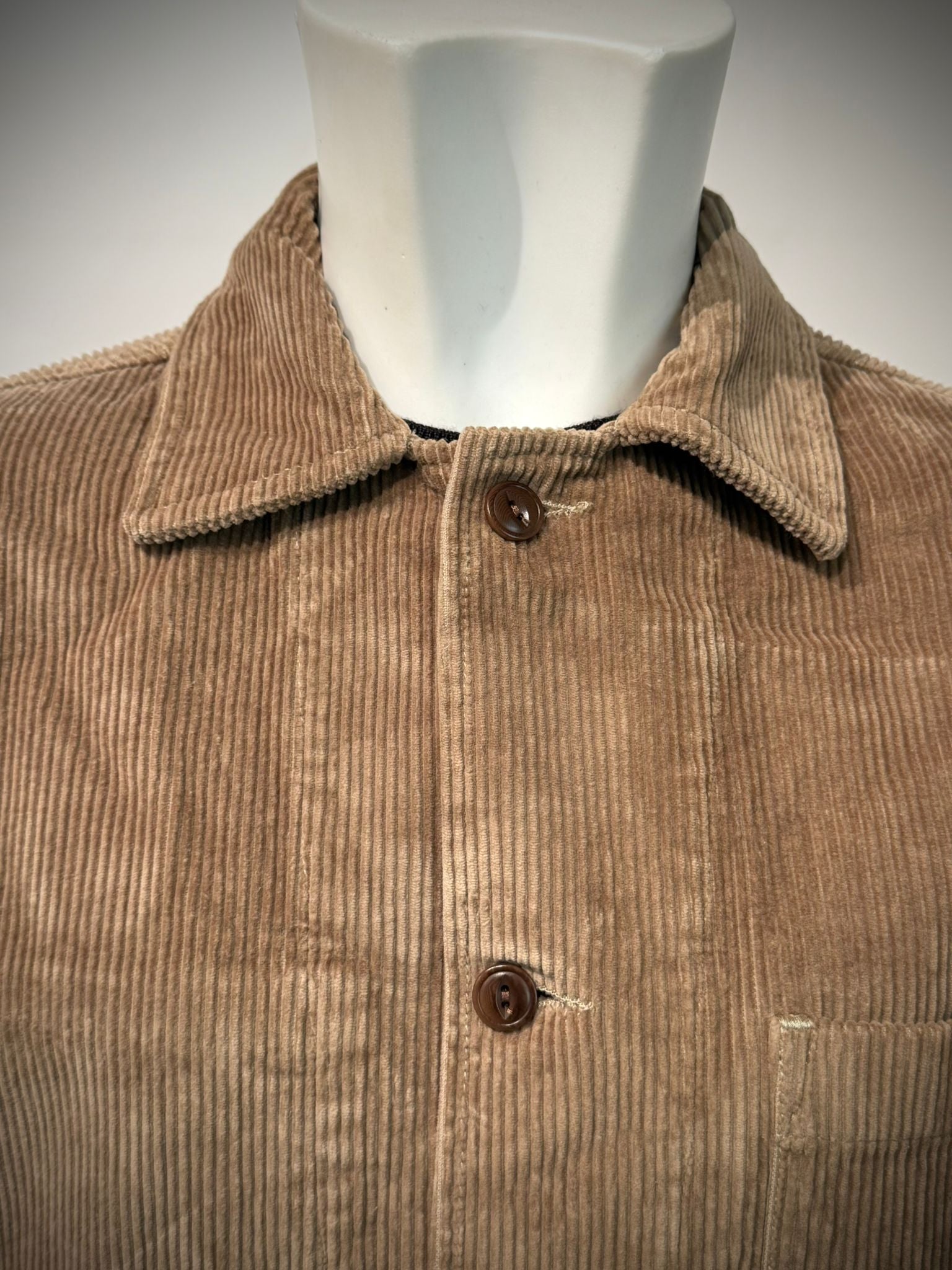 UW5-ST.MALO WORK Jacket Velluto Camel Man