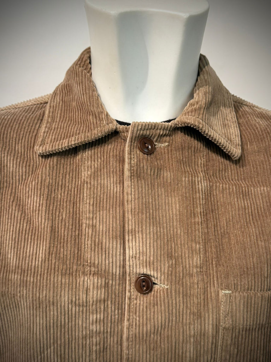 UW5-ST.MALO WORK Jacket Velluto Camel Man