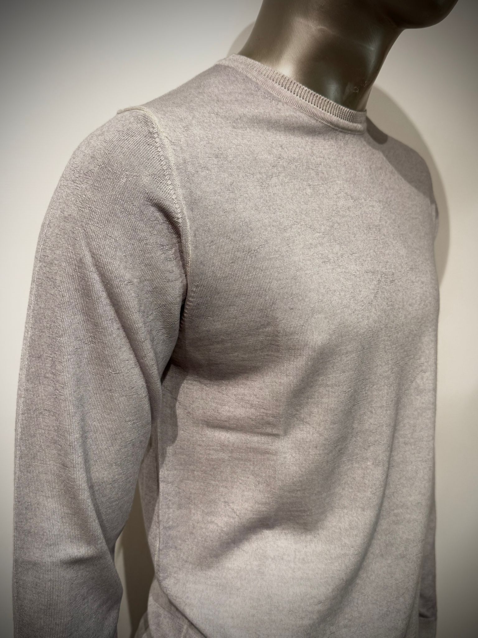 W5-0002 Maglia Lana Girocollo Perla16 Man