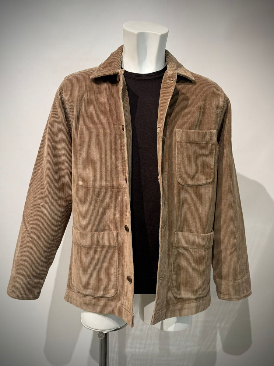 UW5-ST.MALO WORK Jacket Velluto Camel Man