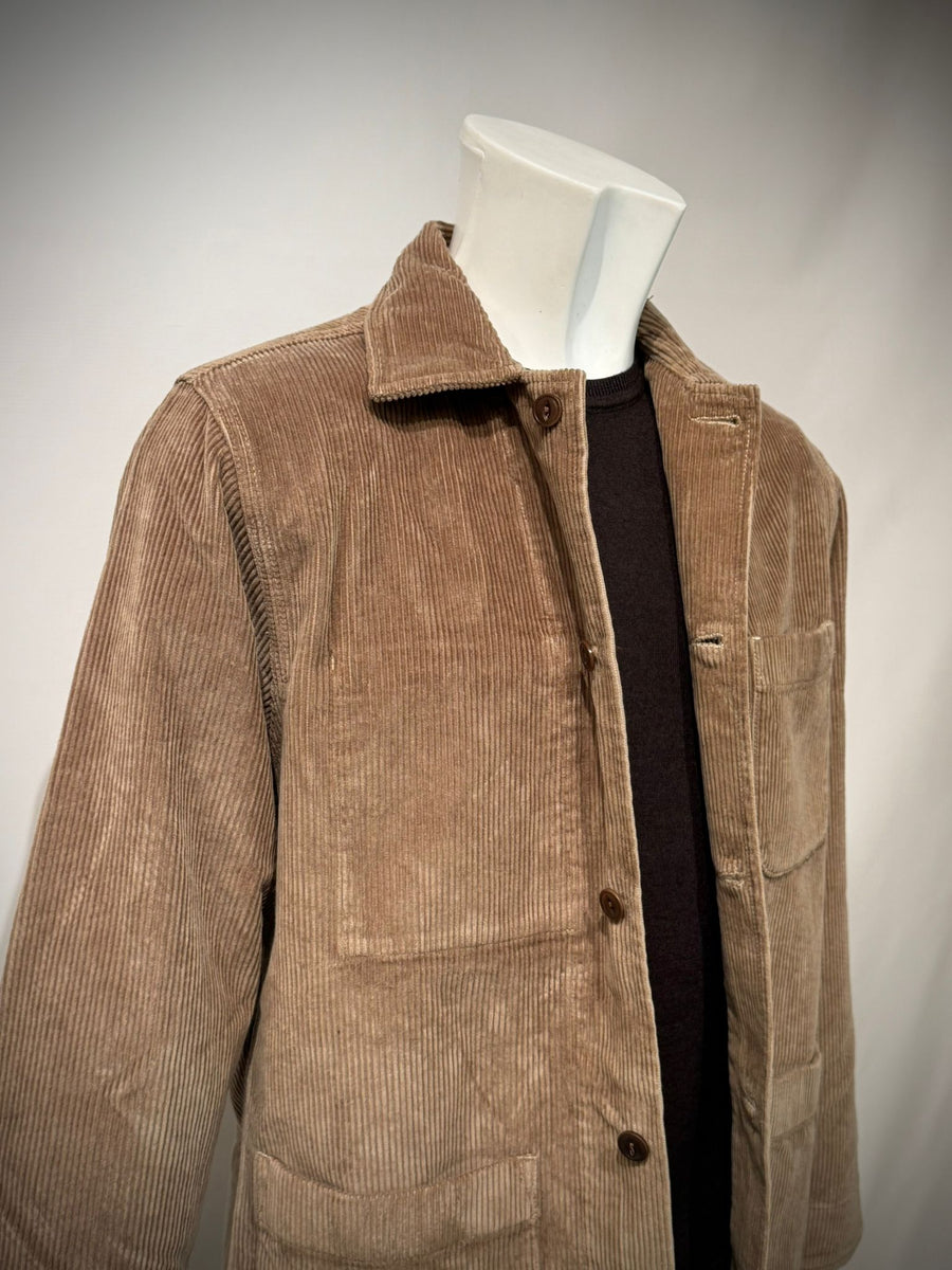 UW5-ST.MALO WORK Jacket Velluto Camel Man