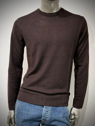W5-0002 Maglia Lana Girocollo Moro33 Man