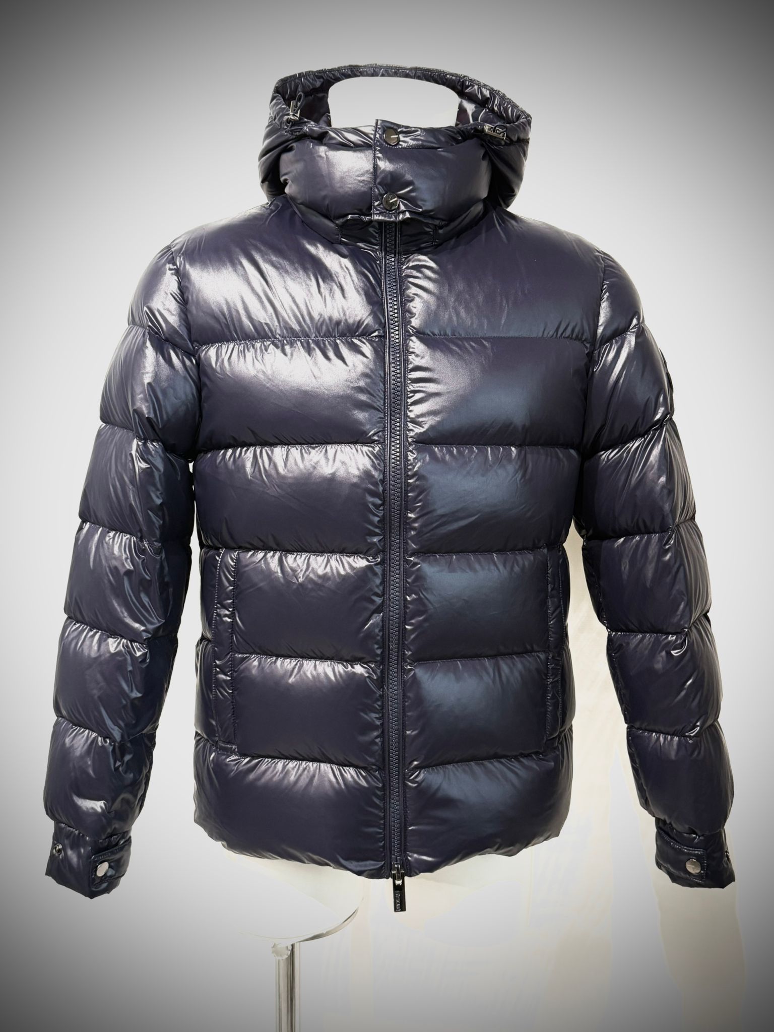 W4-4035 GLACIER Piumino Ultrapuffer Cappuccio Blue Man