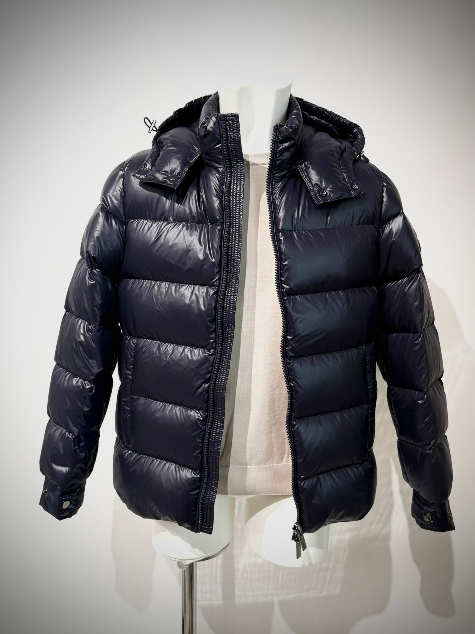 W4-4035 GLACIER Piumino Ultrapuffer Cappuccio Blue Man