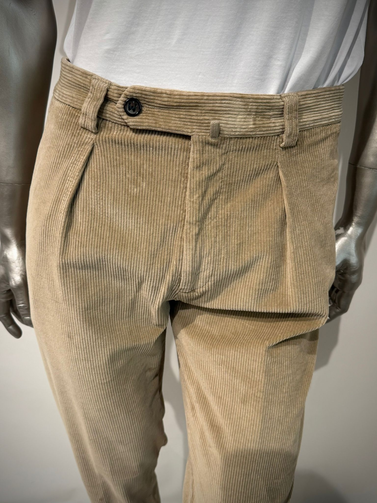 W5-DV0500X Pantalone Chiaia Long Velluto Noce Man