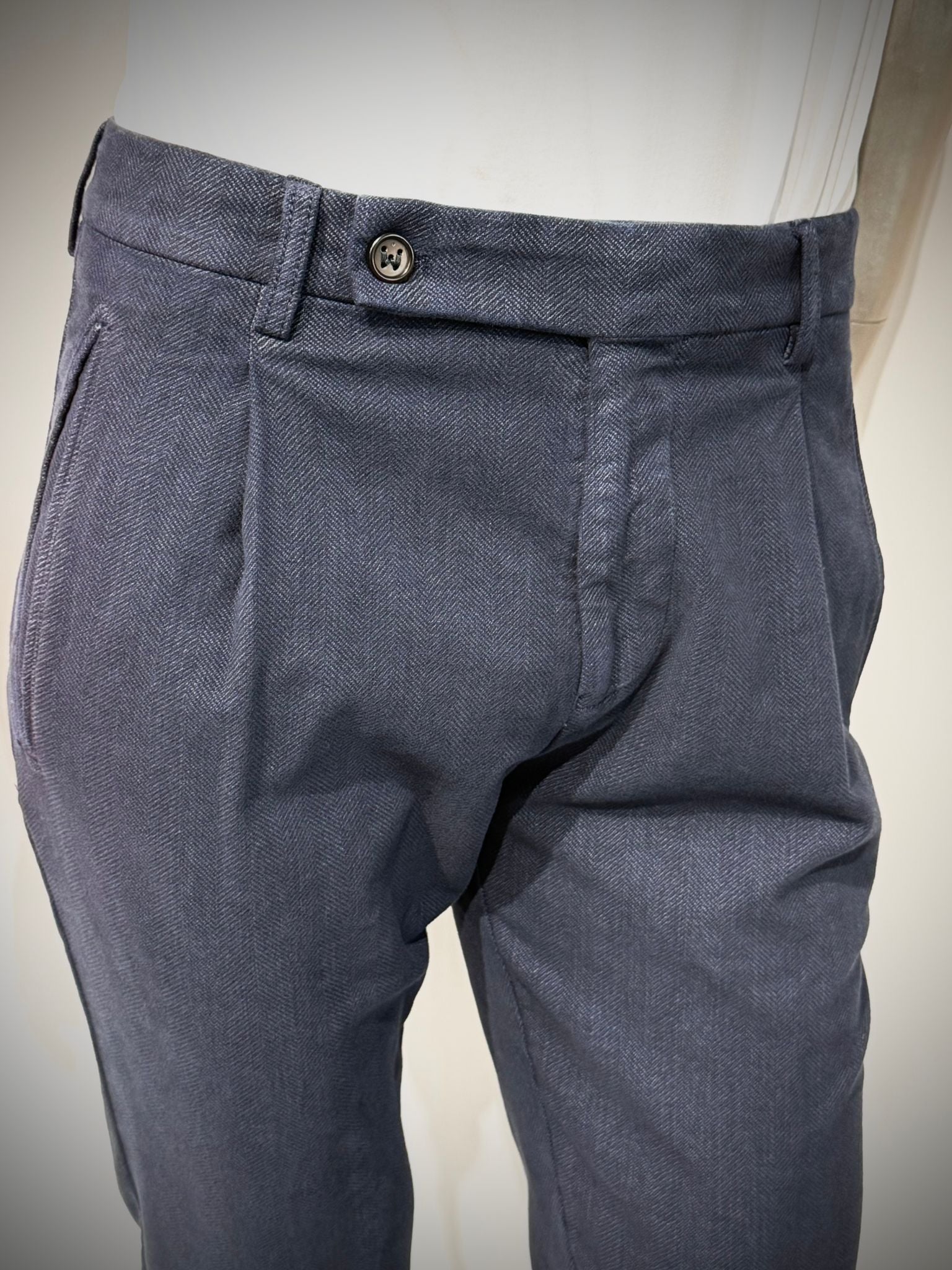 W5-AB0015X Pantalone Retrò Long Indigo Man