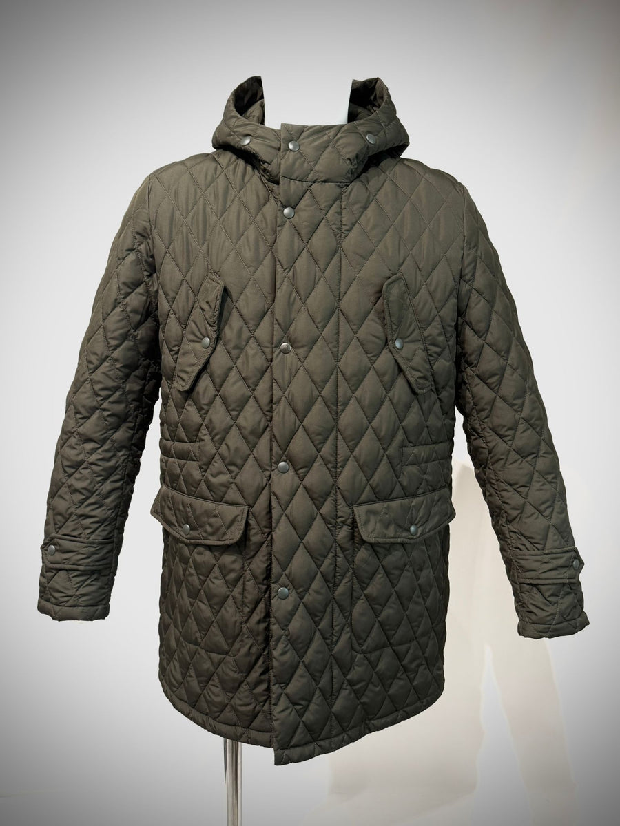 UW5-533 Giubbotto Trapuntato Maxi Verde Man