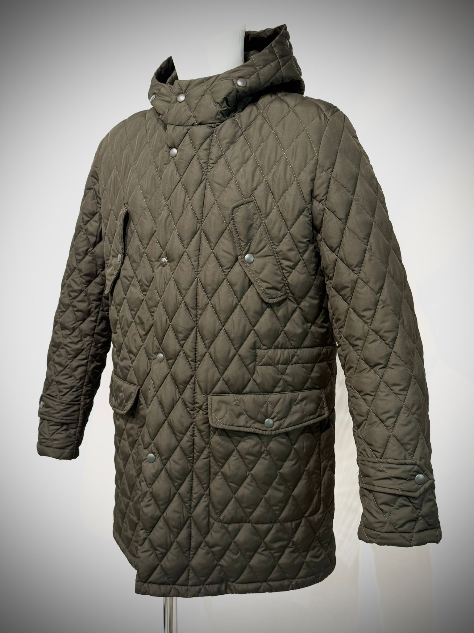 UW5-533 Giubbotto Trapuntato Maxi Verde Man