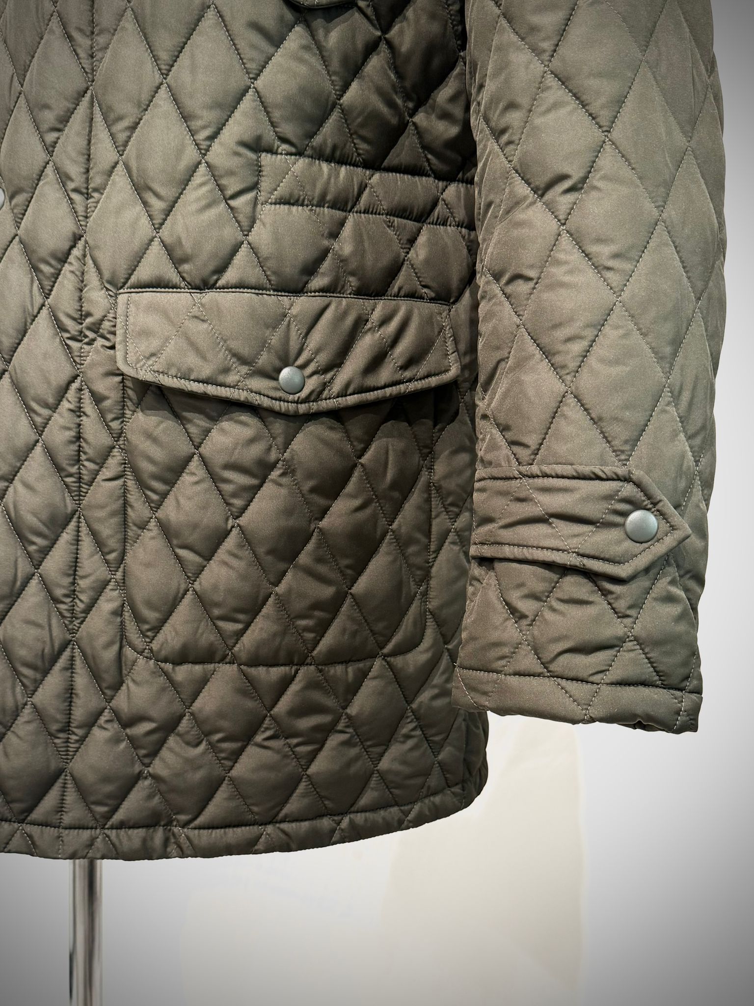 UW5-533 Giubbotto Trapuntato Maxi Verde Man