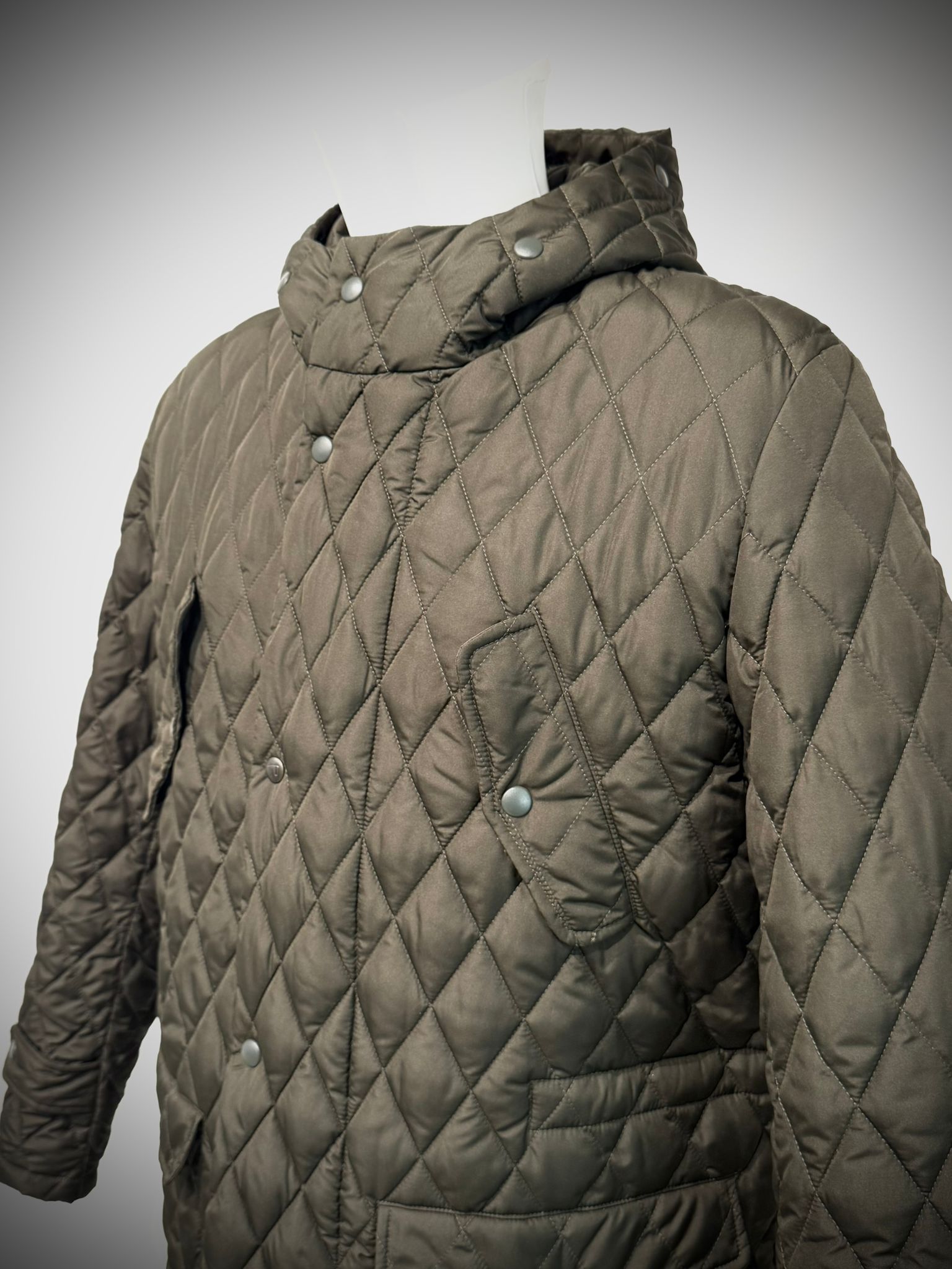 UW5-533 Giubbotto Trapuntato Maxi Verde Man