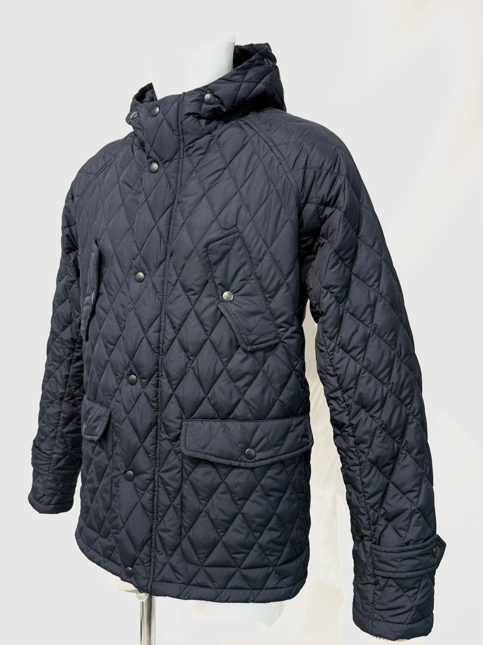 UW5-530 Giubbotto Trapuntato Raglan Blu Man