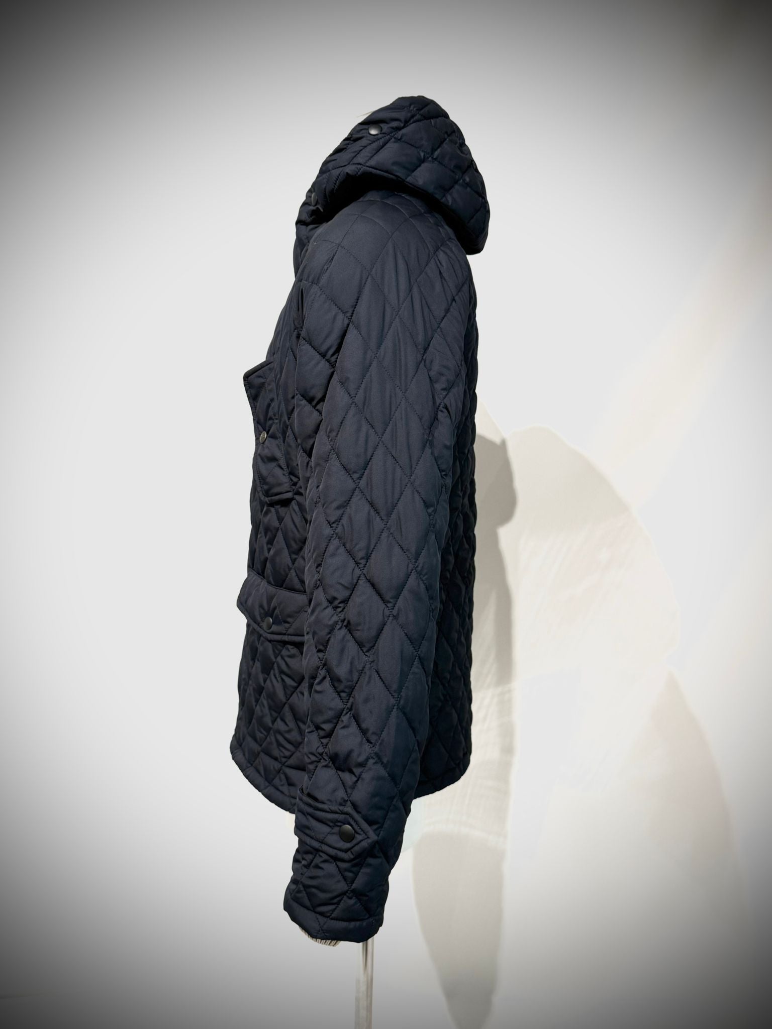 UW5-530 Giubbotto Trapuntato Raglan Blu Man