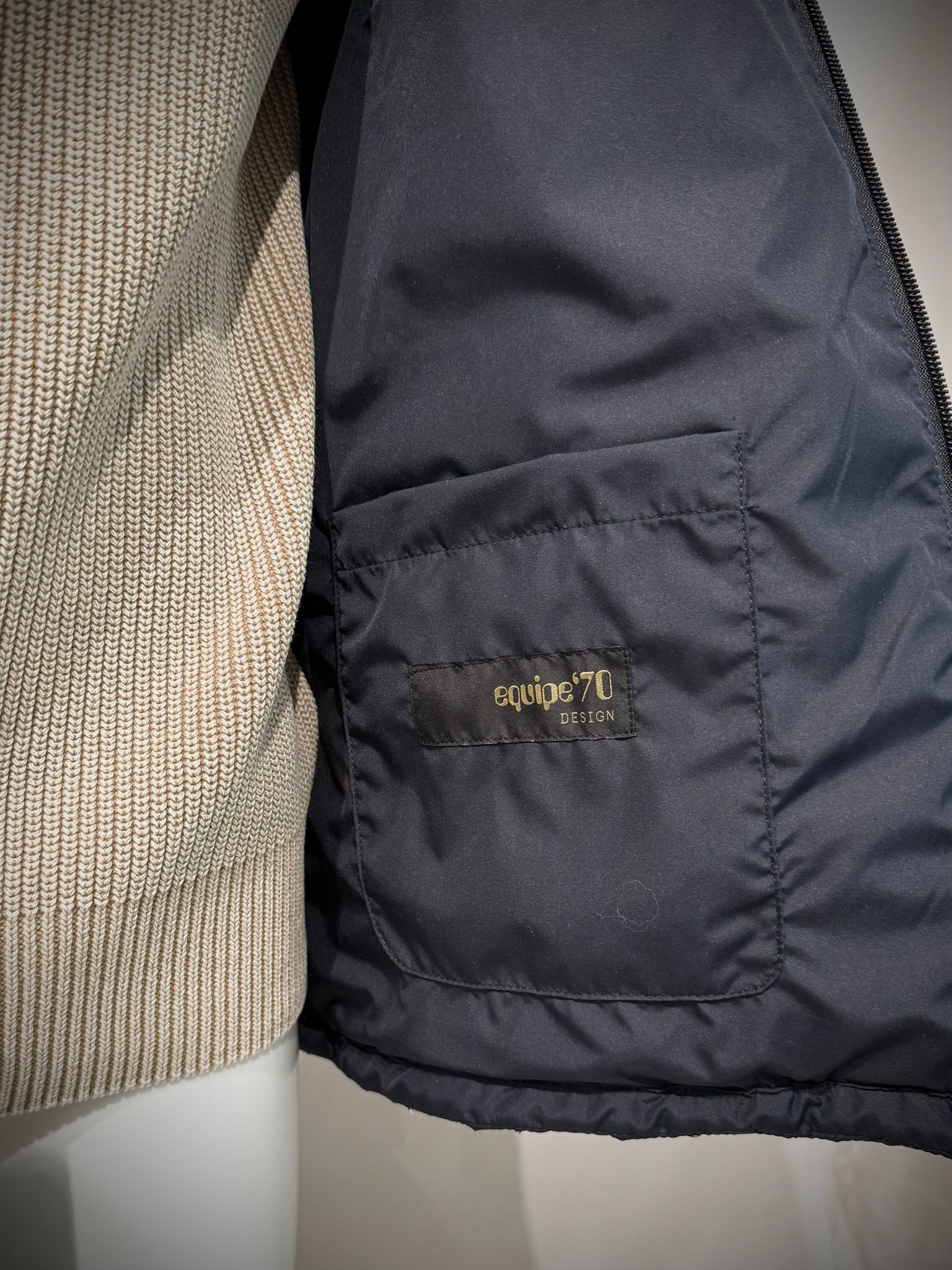 UW5-530 Giubbotto Trapuntato Raglan Blu Man