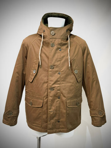 UW5-04 L'ESKIMO Giubbotto Raglan Cammello/Verde Man