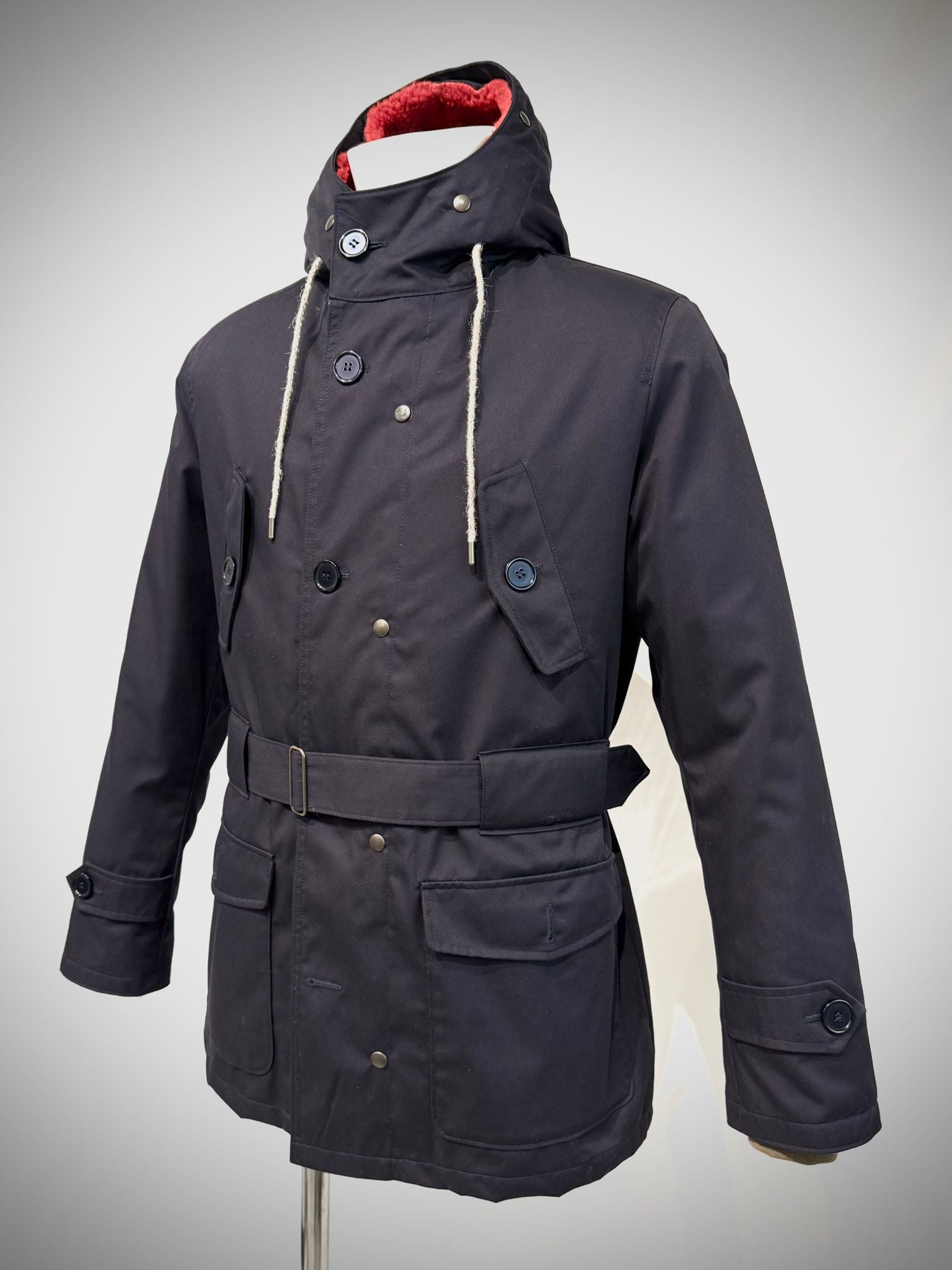 UW4-02 L'ESKIMO Giubbotto Mini Blu/Rosso Man