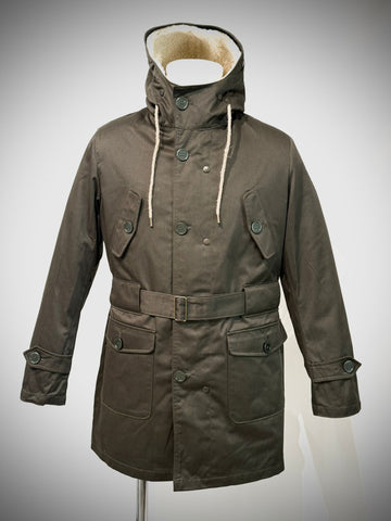 UW5-01 L'ESKIMO Giubbotto Maxi Verde/Ecrù Man