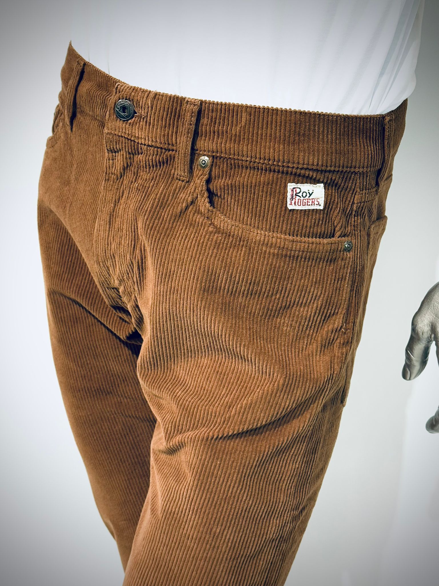 UW5-CULT Plain Pantalone Velluto Barrel Man