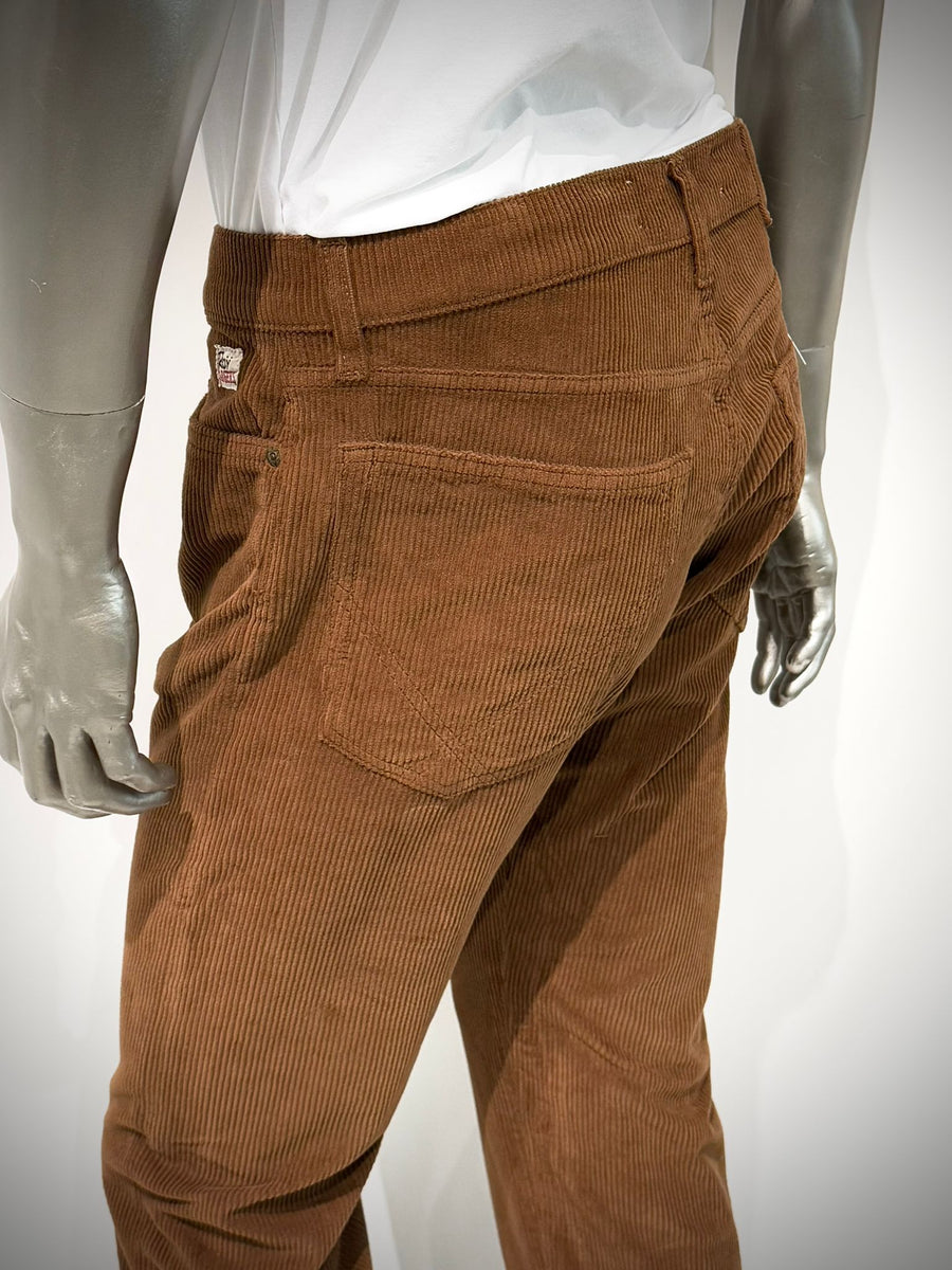 UW5-CULT Plain Pantalone Velluto Barrel Man