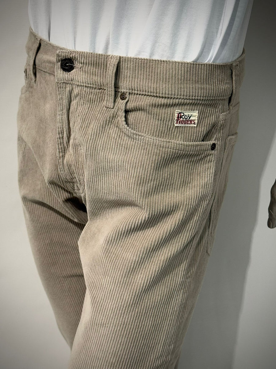 UW5-CULT Plain Pantalone Velluto Mastic Man