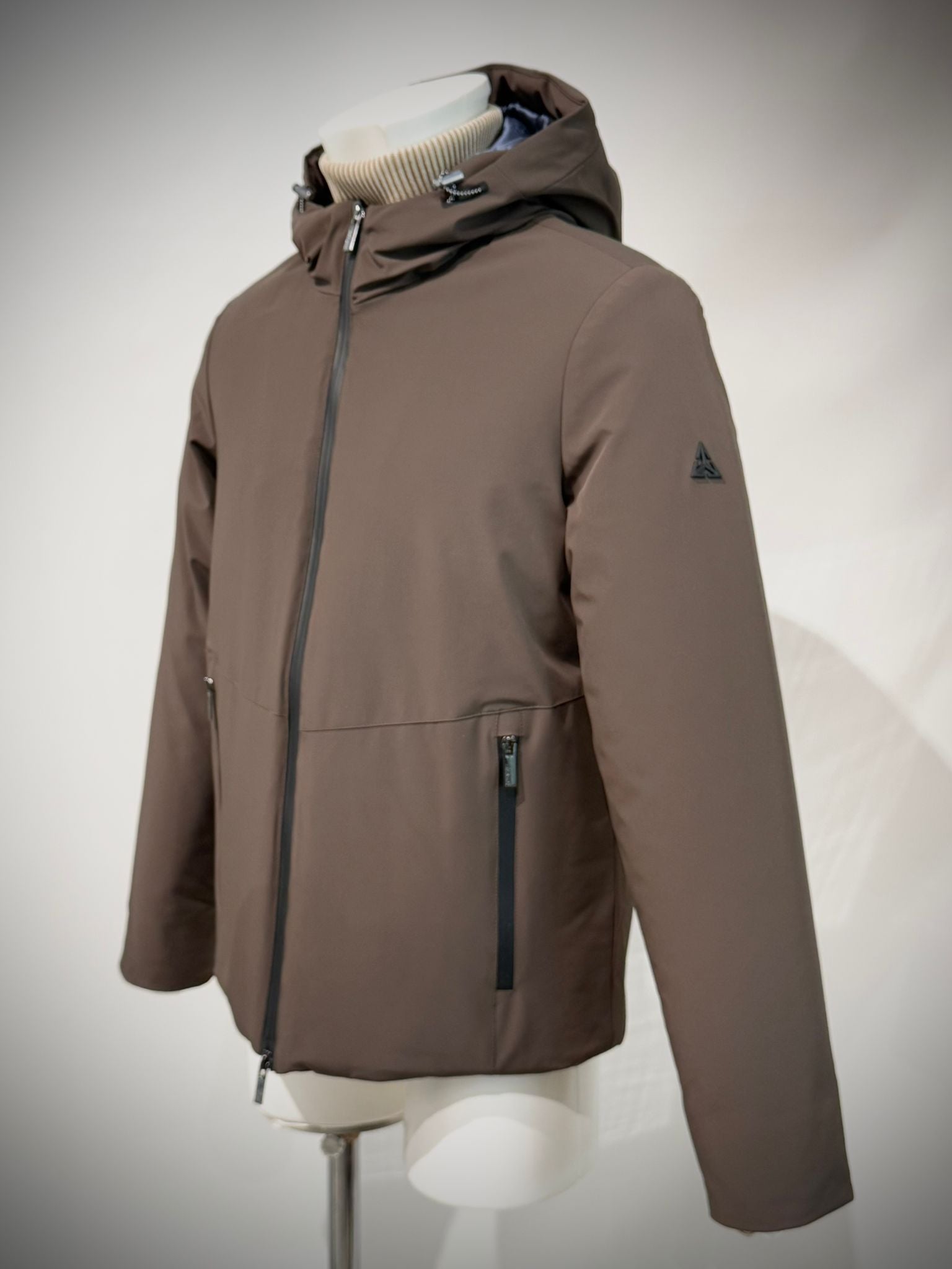 W5-4005 GS TECH Softshell Corto Cappuccio Moro Man