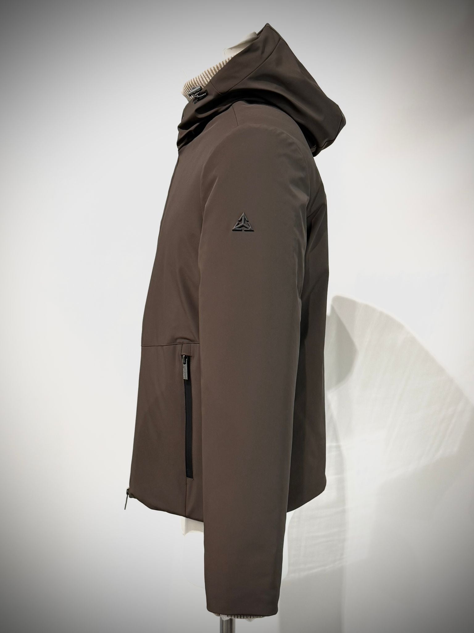 W5-4005 GS TECH Softshell Corto Cappuccio Moro Man