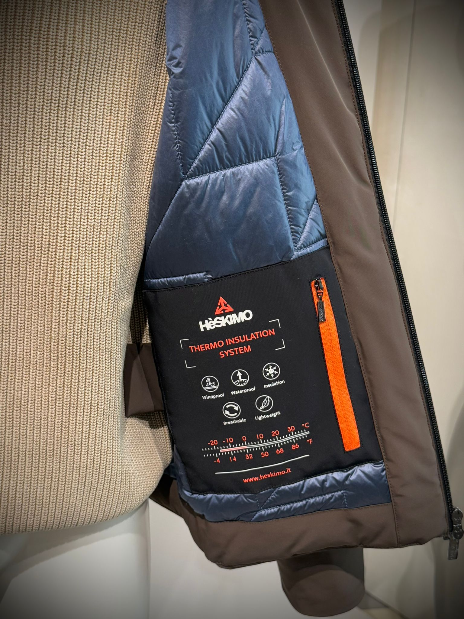 W5-4005 GS TECH Softshell Corto Cappuccio Moro Man