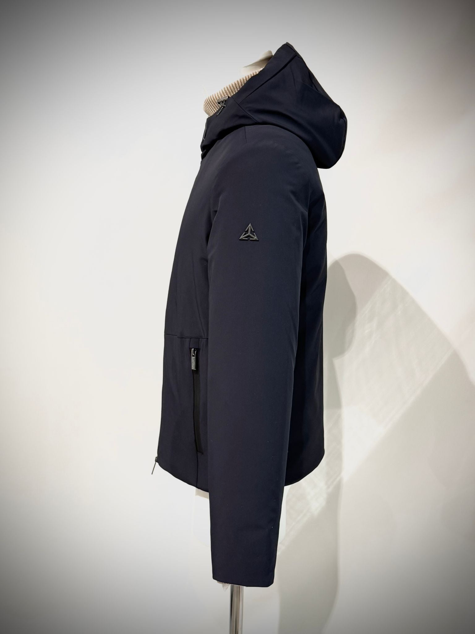 W5-4005 GS TECH Softshell Corto Cappuccio Blu Man