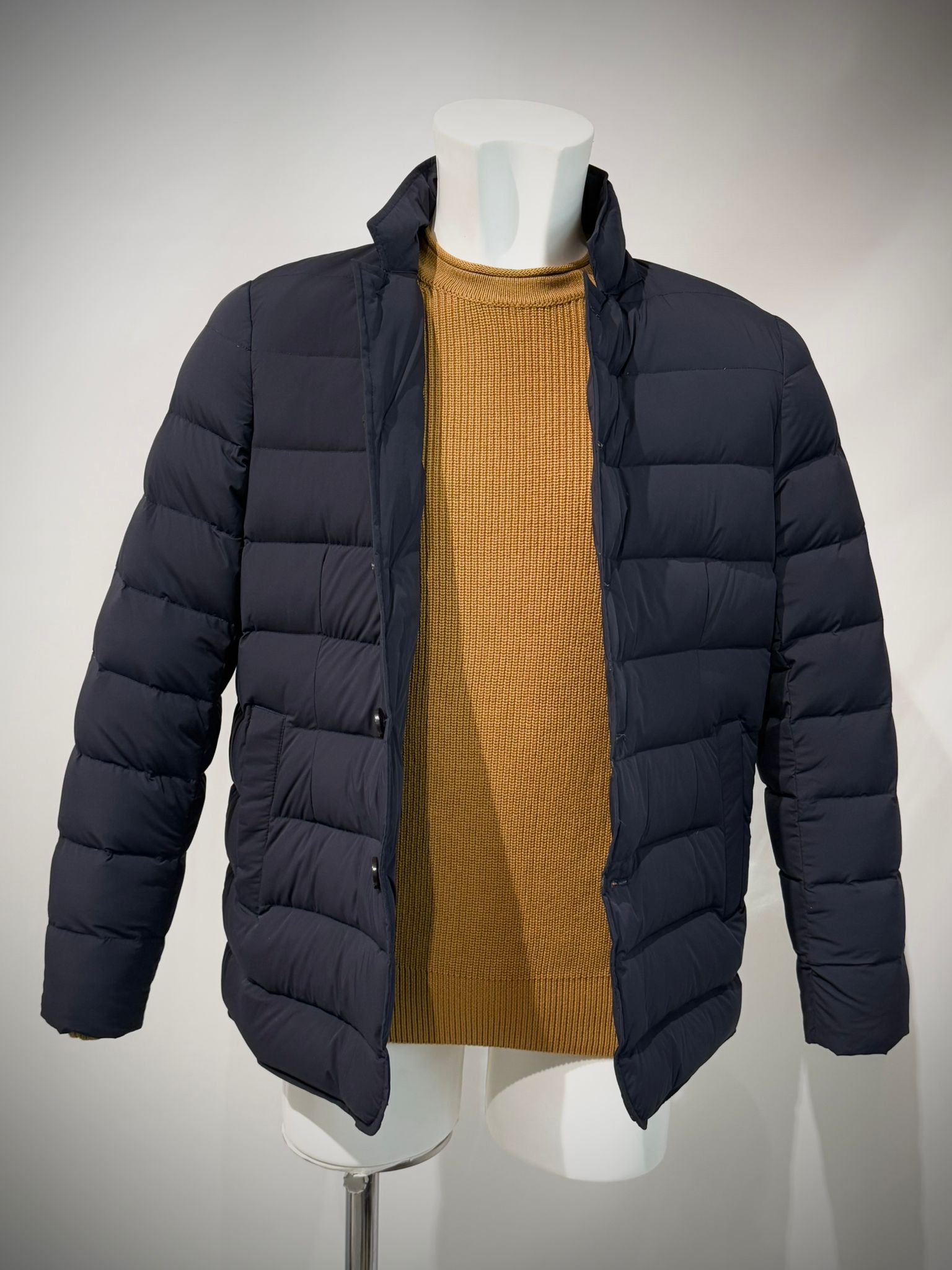 W4-4044 Blazer Piuma Imbottito Blu Man