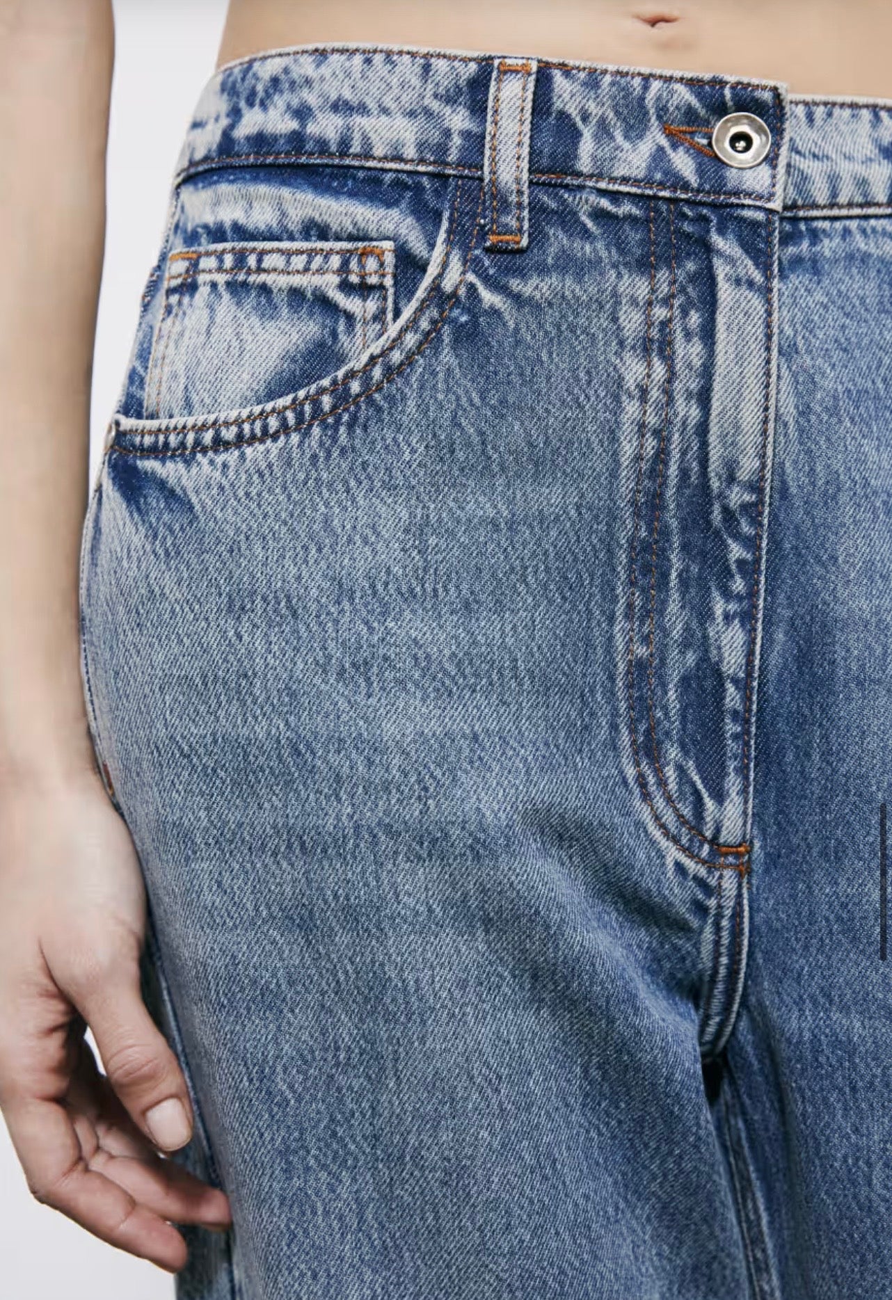 S6-8P0818 Jeans Morbidi Warm Blue Wash