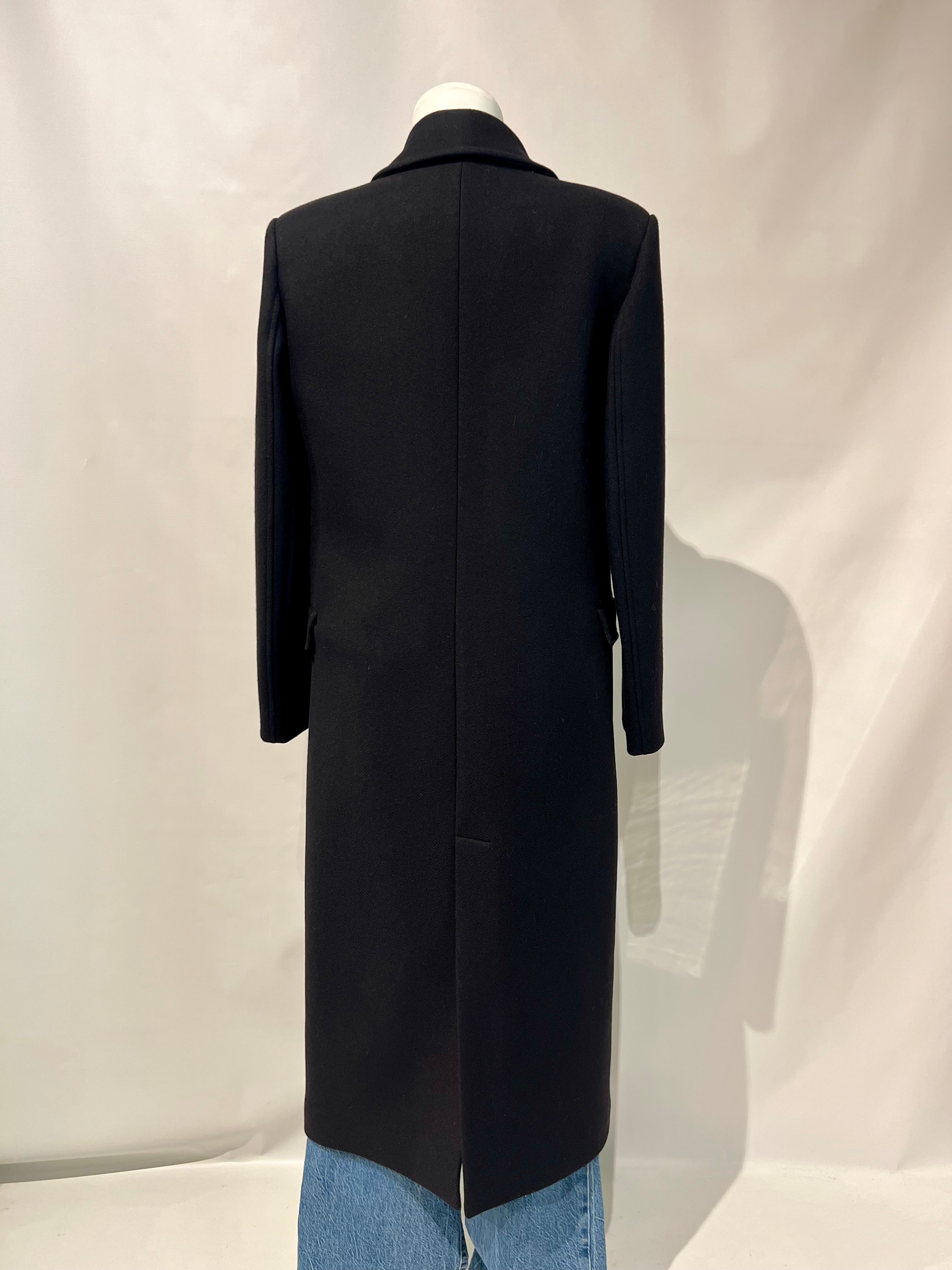 W4-2O0119 Cappotto Doppiopetto Nero