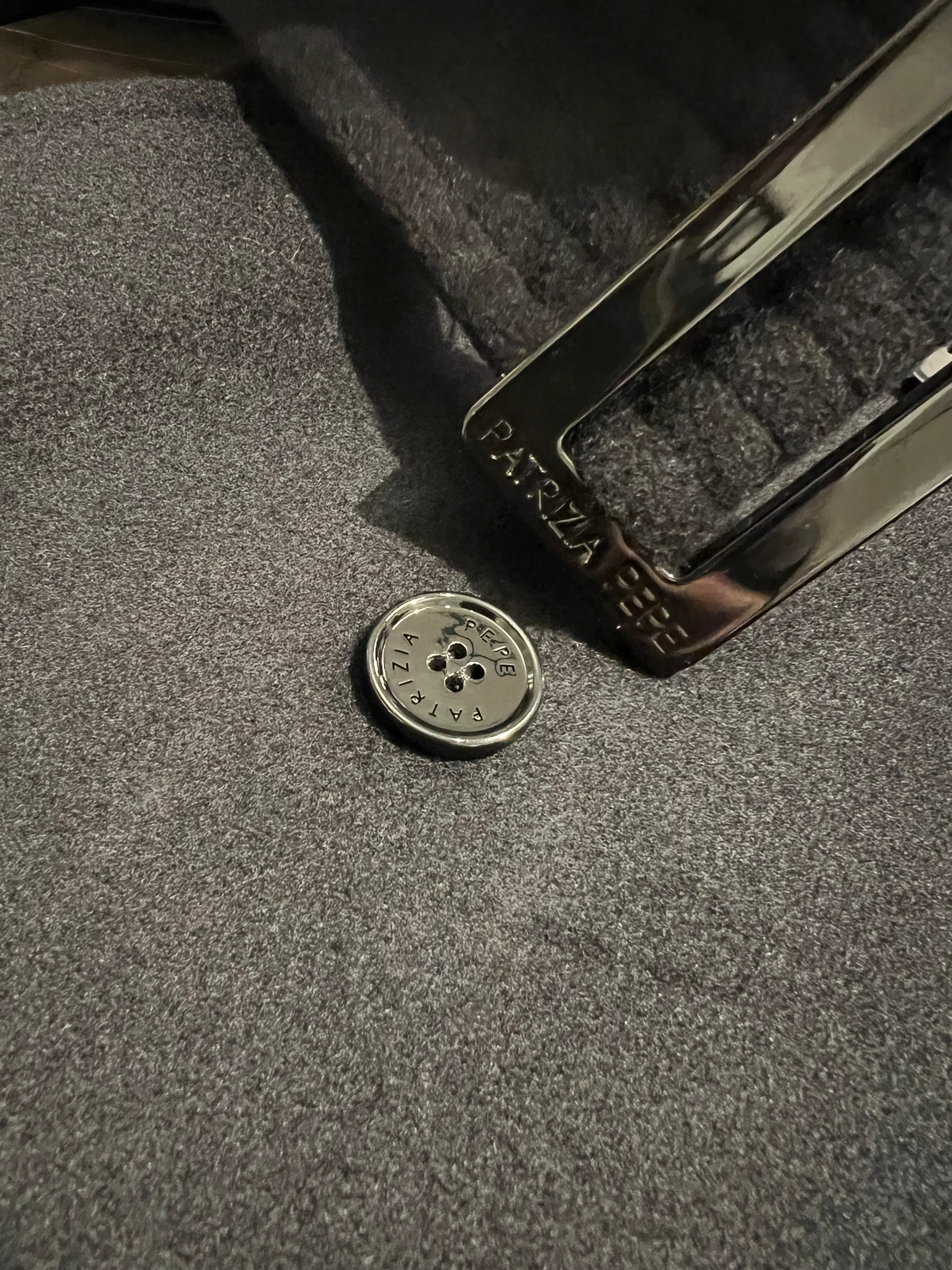 W5-2O0195 Cappotto Doppiopetto con Cintura Nero