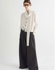 W6-AE4 Pantalone Sale Pepe Nero