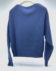 W-53050 Maglia Misto Lana Blu